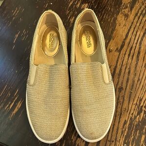 Michael Kors Tan Slip-On Sneakers